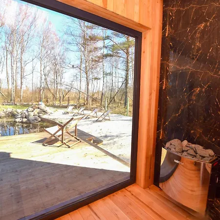 Holiday home Nadmorski Spokoj, Domki I Sauna